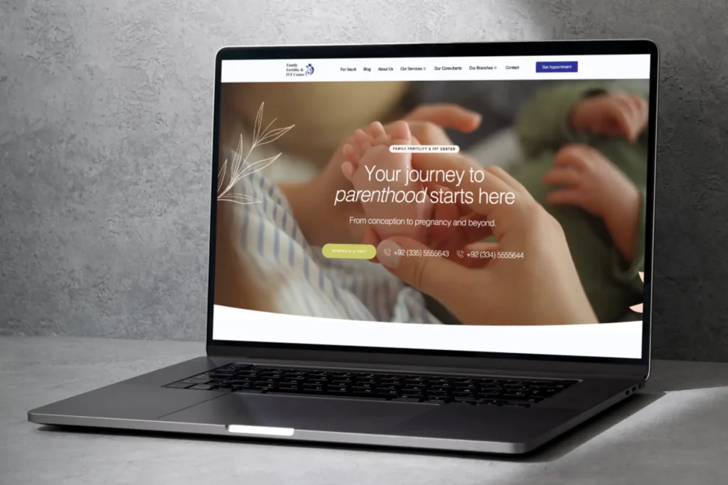 Family Fertility & IVF Center Website